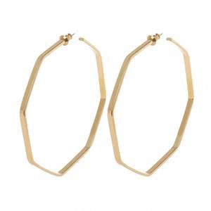 NEW EKLEXIC women's jerry hoops in gold